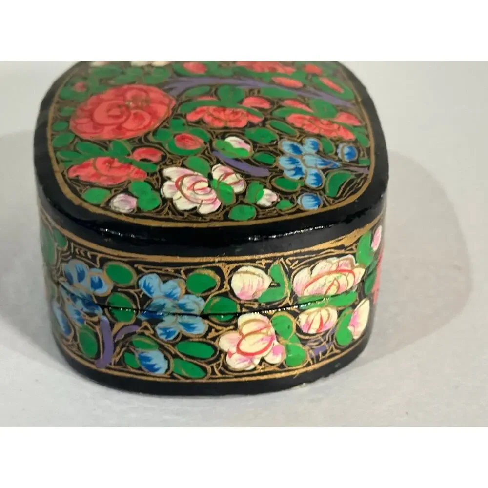 Kashmiri Papier-Mache Trinket Box Vibrant